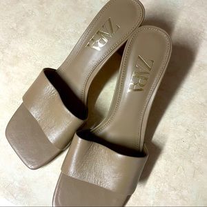 Zara Nude Heels Size 38